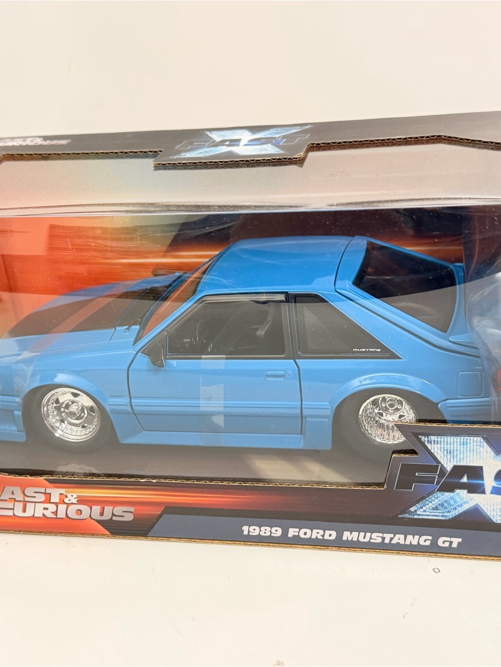 Jada Fast & Furious 1989 Ford Mustang GT Diecast - Blue